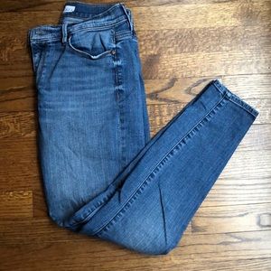 Loft modern high waist skinny ankle jeans